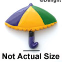 0699 - Parisol - Painted - Resin Decoration (12 per package)