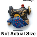 0701 - Sewing Machine - Black Gold - Resin Decoration (12 per package)