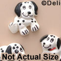 0754 tlf - Dog - Dalmation Assorted Mini - Resin Decoration (12 per package)
