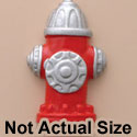 0755 - Fire Hydrant - Red Large - Resin Decoration (12 per package)