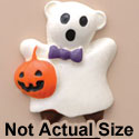 0827* tlf - Ghost Bear Pumpkin (Left & Right) - Resin Decoration (12 per package)