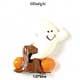 0837* - Ghost Tree Pumpkin (Left & Right) - Resin Decoration (12 per package)