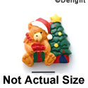 0849 tlf - Bear With Present Large - Resin Decoration (12 per package)