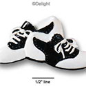 0873 - Shoes - Saddle Oxford Large - Resin Decoration (12 per package)