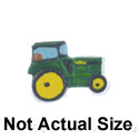 1068* ctlf - Tractor Green Mini (Left & Right) - Resin Decoration (12 per package)