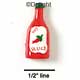 1095 - Hot Sauce Bottle Mini - Resin Decoration (12 per package)