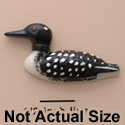 1118 - Bird Loon Medium - Resin Decoration (12 per package)