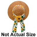 1167 - Sunbonnet Brown Sunflowers - Resin Decoration (12 per package)