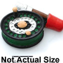 1185 - Fishing Reel Medium - Resin Decoration (12 per package)