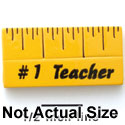 1192 tlf - Ruler Yellow #1 Teacher Short (1 dozen in a package)