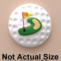 1731 tlf - Golf Ball 18Th Hole - Resin Decoration (12 per package)