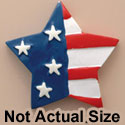 1842 - Star USA Medium - Resin Decoration (12 per package)
