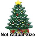 1854 - Christmas Tree Garland Medium - Resin Decoration (12 per package)