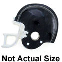 1948* - Football Helmet Black (Left & Right) - Resin Decoration (12 per package)