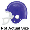 1950* ctlf - Football Helmet Purple (Left & Right) - Resin Decoration (12 per package)