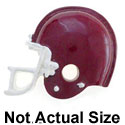 1954* - Football Helmet Maroon (Left & Right) - Resin Decoration (12 per package)