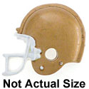 1956* - Football Helmet Gold (Left & Right) - Resin Decoration (12 per package)