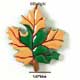 2064 - Leaf Brown Large - Resin Decoration (12 per package)