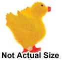 2280 tlf - Chicken Yellow Right Medium - Resin Decoration (12 per package)