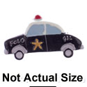 2345* tlf - Police Car Star 911 Medium - Resin Decoration (12 per package)