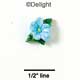 2355 - Flower Morning Glory Blue Mini - Resin Decoration (12 per package)