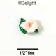 2365 - Flower Morning Glory Pink Mini - Resin Decoration (12 per package)