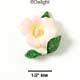2366 - Flower Morning Glory Pink Med - Resin Decoration (12 per package)