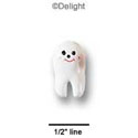 2652 - Tooth Mini - Resin Decoration (12 per package)