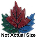 2784 - Leaf Blues Multi Medium Dark - Resin Decoration (12 per package)