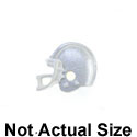 3142* - Mini Silver Football Helmet - Resin Decoration (12 per package)