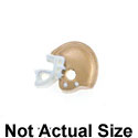 3143* tlf - Mini Gold Football Helmet - Resin Decoration (12 per package)