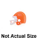 3145* - Mini Orange Football Helmet - Resin Decoration (12 per package)