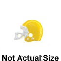 3146* - Mini Yellow Football Helmet - Resin Decoration (12 per package)