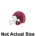 3149* - Mini Maroon Football Helmet - Resin Decoration (12 per package)