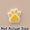 3154 - Mini Yellow Paw - Resin Decoration (12 per package)