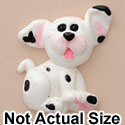 3508 - Dog Dalmatian Sitting Side - Resin Decoration (12 per package)