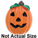 3525 - Jack O'Lantern Black Oval Medium - Resin Decoration (12 per package)