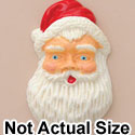 3543* - Santa Face Long Medium (Left & Right) - Resin Decoration (12 per package)