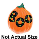 3570 - Pumpkin Boo Medium - Resin Decoration (12 per package)