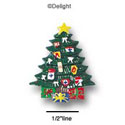 3608 - Christmas Tree Medical Medium - Resin Decoration (12 per package)