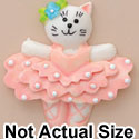 3868 tlf - Ballet Cat Pink Medium - Resin Decoration (12 per package)
