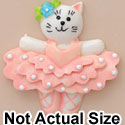 3868 tlf - Ballet Cat Pink Medium - Resin Decoration (12 per package)