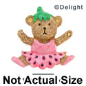 3929 - Ballet Bear Red Wash Medium - Resin Decoration (12 per package)