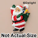 3934 ctlf - Santa With Toys Bright - Resin Decoration (12 per package)