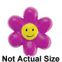 3978 tlf - Daisy Smile Pink - Resin Decoration (12 per package)