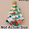 4266 - Christmas Tree Snow Matte - Resin Decoration (12 per package)