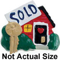 4271 - Real Estate Collage Keys Sold - Resin Decoration (12 per package)