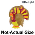 4324* ctlf - Turkey Bright Medium (Left & Right) - Resin Decoration (12 per package)