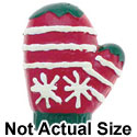 4514* - Mitten Red Medium Matte (Left & Right) - Resin Decoration (12 per package)