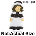 4538 - Pilgrim Girl - Resin Decoration (12 per package)